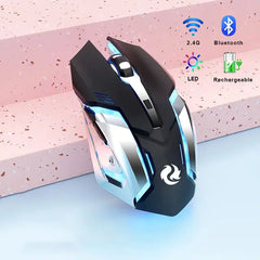 Wireless Bluetooth Mouse Mute Ergonomic Mouse