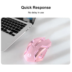 Wireless Bluetooth Mouse Mute Ergonomic Mouse